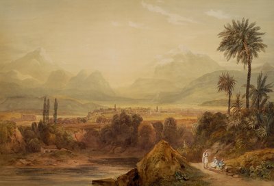 Vue de Thèbes - Hugh William Williams